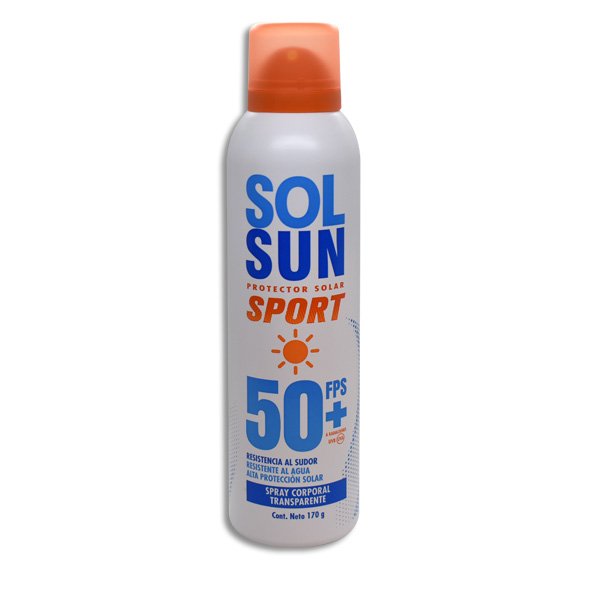 SOL SUN PROTECTOR SOLAR SPORT 50FPS+ BELABEL Solucion Spray - 170 g