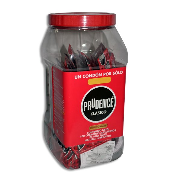 PRESERVATIVO PRUDENCE CLASICO VITROLERO Vitrolero - c/100