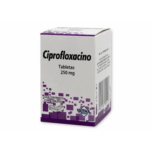 CIPROFLOXACINO 250MG ULTRA  Tabletas - c/8