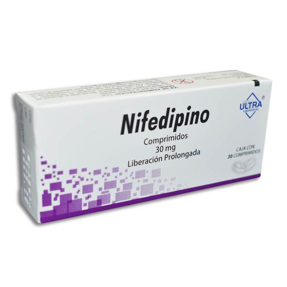 NIFEDIPINO 30MG ULTRA Comprimidos LP - c/30 1 NIFEDIPINO 30MG ULTRA Comprimidos LP - c/30