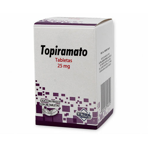 TOPIRAMATO 25MG ULTRA Tabletas - c/20