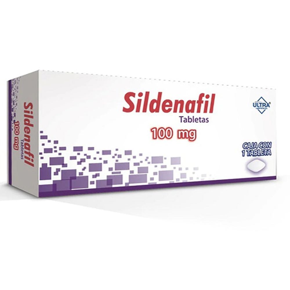 SILDENAFIL 100MG ULTRA Tabletas - c/1