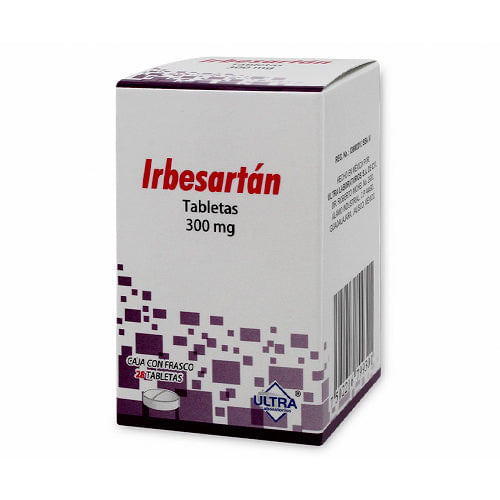 IRBESARTAN 300MG ULTRA Tabletas - c/28