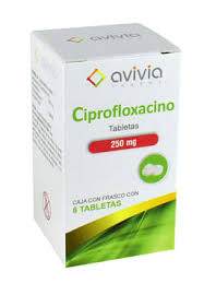 CIPROFLOXACINO 250MG  AVIVIA Tabletas - c/8