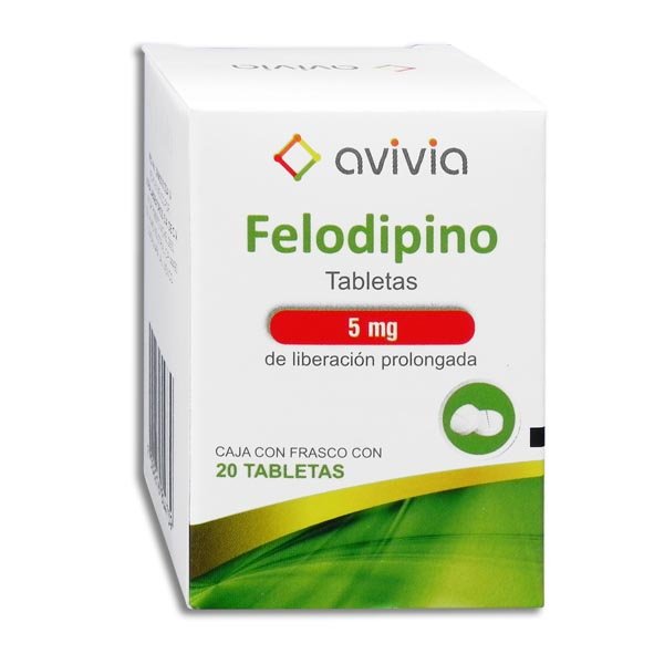 FELODIPINO AVIVIA Tabletas LP - c/20