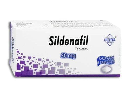 SILDENAFIL 50MG ULTRA Tabletas - c/8