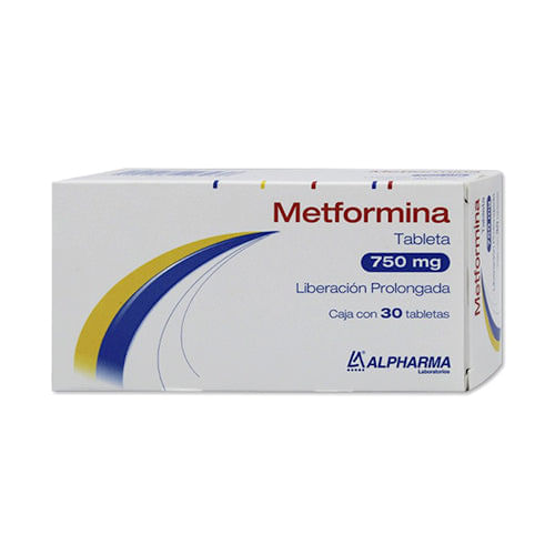 METFORMINA LP 750MG ALPHARMA Tabletas LP - c/30