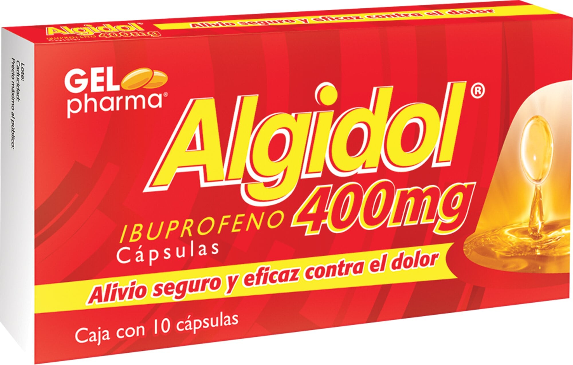 ALGIDOL 400 Capsulas - c/10 1 ALGIDOL 400 Capsulas - c/10
