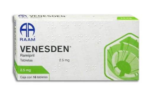 VENESDEN 2.5MG Tabletas - c/16