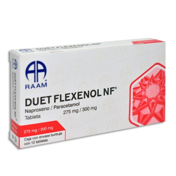 DUETFLEXENOLNF Tabletas - c/12