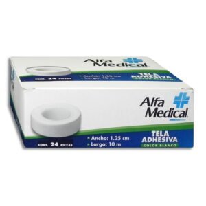 CINTA ADHESIVA TRANSPARENTE ALFA MEDICAL 2.5CMX5M Caja - c/1