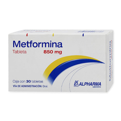 METFORMINA 850MG ALPHARMA Tabletas - c/30