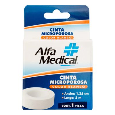 TELA ADHESIVA ALFA MEDICAL 5CMX5M Caja - c/1