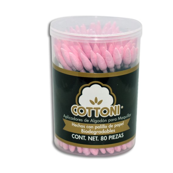 APLICADORES DE ALGODON P/MAQUILLAR COTTONI Caja - c/80