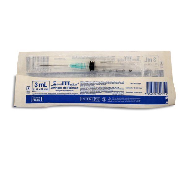 JERINGA 3ML 21X32 VDE SENSIMEDICAL Pieza - 1 Pieza