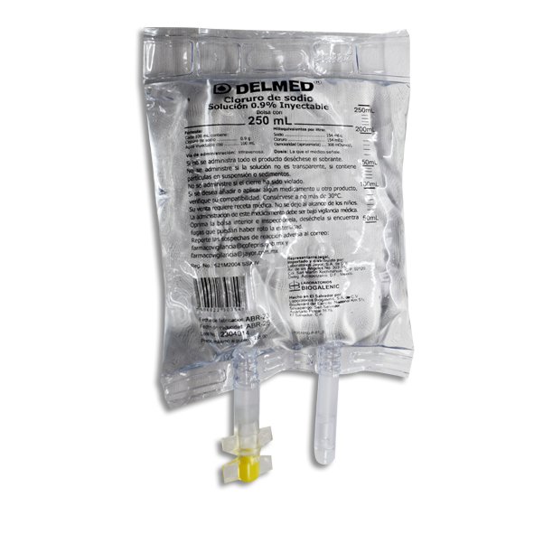 SOLUCION CS 9% BOLSA Solucion - 250 ml 1 SOLUCION CS 9% BOLSA Solucion - 250 ml