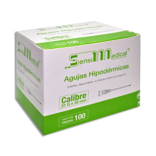 AGUJA HIP SENSIMEDICAL 21X32 Caja - c/100