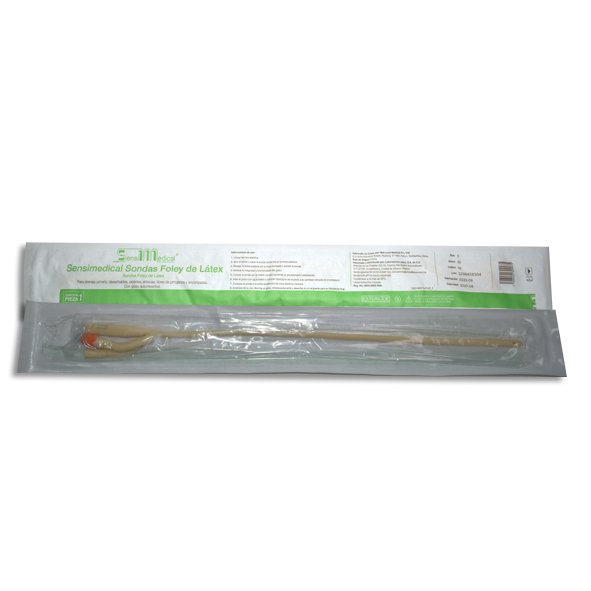 SONDA FOLEY LATEX 3-V 16FR GLOBO 30 SENSIMEDICAL Pieza - 1 Pieza 1 SONDA FOLEY LATEX 3-V 16FR GLOBO 30 SENSIMEDICAL Pieza - 1 Pieza