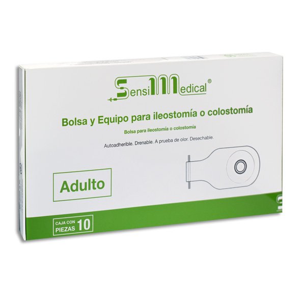 BOLSA DE COLOSTOMIA ADULTO SENSIMEDICAL Caja - c/10