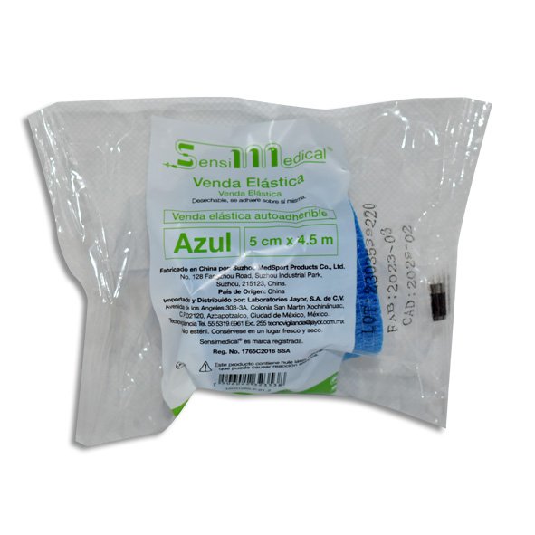 VENDA AUTOADHERENTE AZUL JAYOR 5CMX4 VENDA AUTOADHERENTE AZUL JAYOR 5CMX4.5MTS Pieza - 1 Pieza