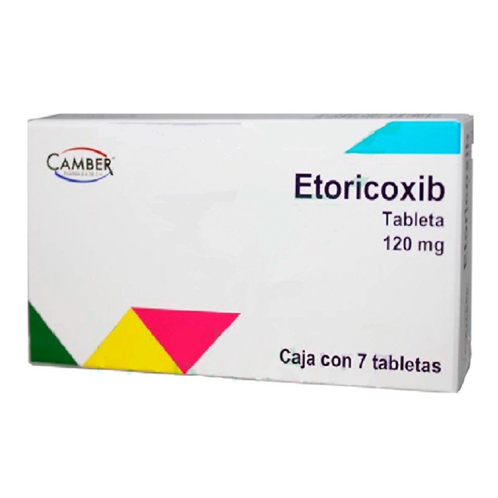 ETORICOXIB 120MG CAMBER Tabletas - c/7 1 ETORICOXIB 120MG CAMBER Tabletas - c/7
