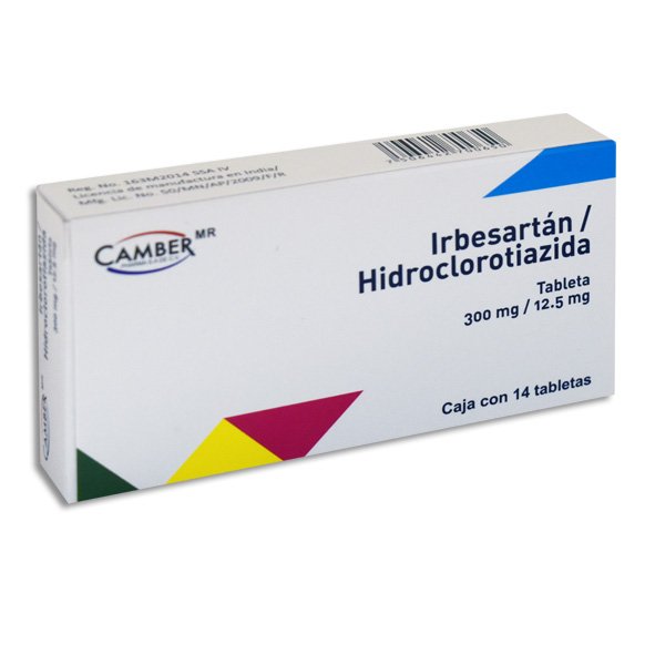 IRBESARTAN 300MG CAMBER Tabletas - c/14