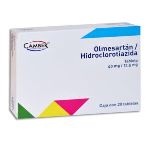 OLMESARTAN/ AMLODIPINO/ HIDROCLOROTIAZIDA 40/5/12.5MG CAMBER Tabletas - c/28