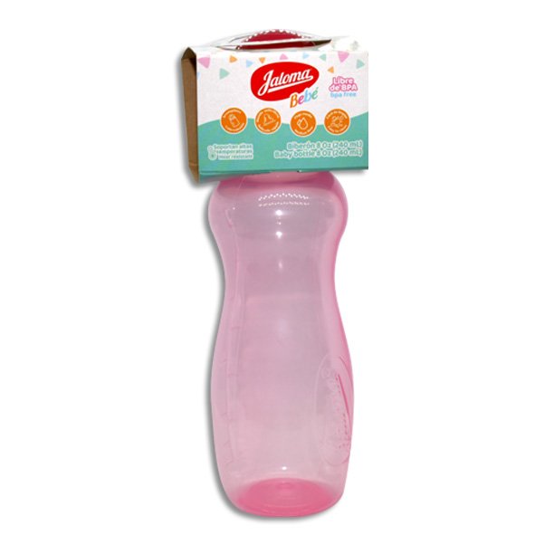 BIBERON SILUET ROSA 8OZ Pieza - 1 Pieza