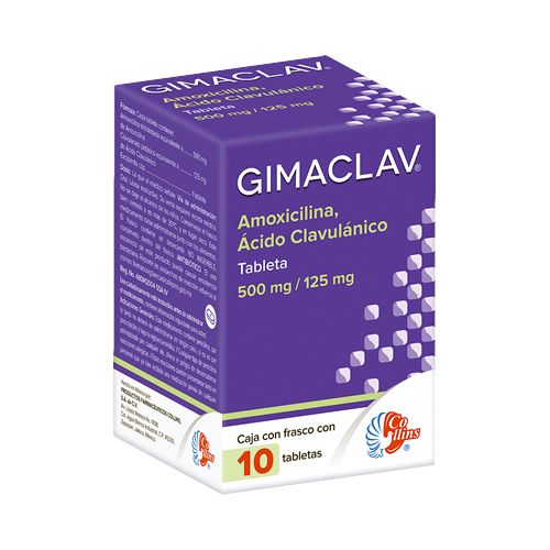GIMACLAV 500/125MG Tabletas - c/10