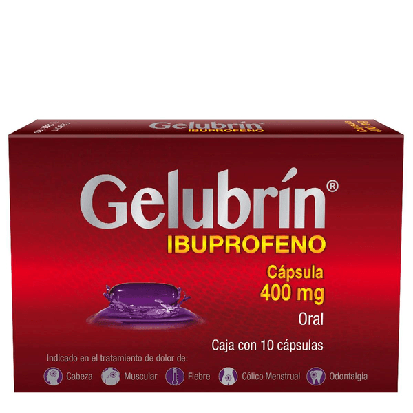 GELUBRIN 400MG Capsulas - c/10