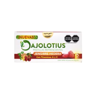 AJOLOTIUS PASTILLAS REFRESCANTES JENGIBRE - HEDERA, VITAMINAS A Y C Exhibidor - c/10