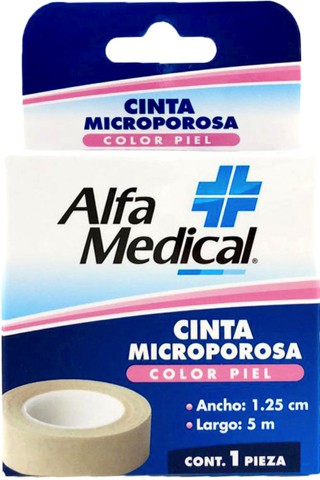 CINTA MICROPOROSA PIEL SKINPROT 1.25CMX5M Pieza - c/1