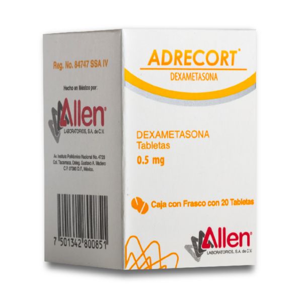 ADRECORT 0.5 MG Tabletas - c/20