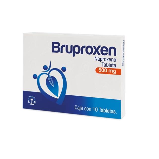 BRUPROXEN 500MG Tabletas - c/10