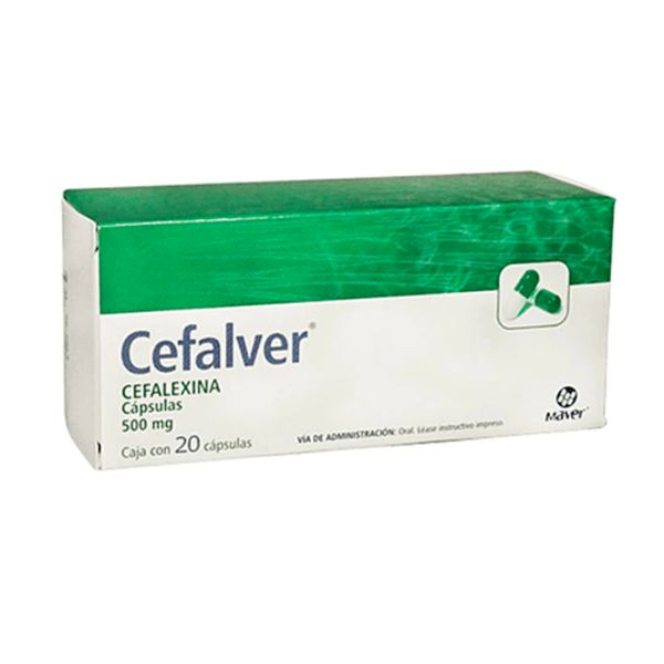 CEFALVER 500MG Capsulas - c/12