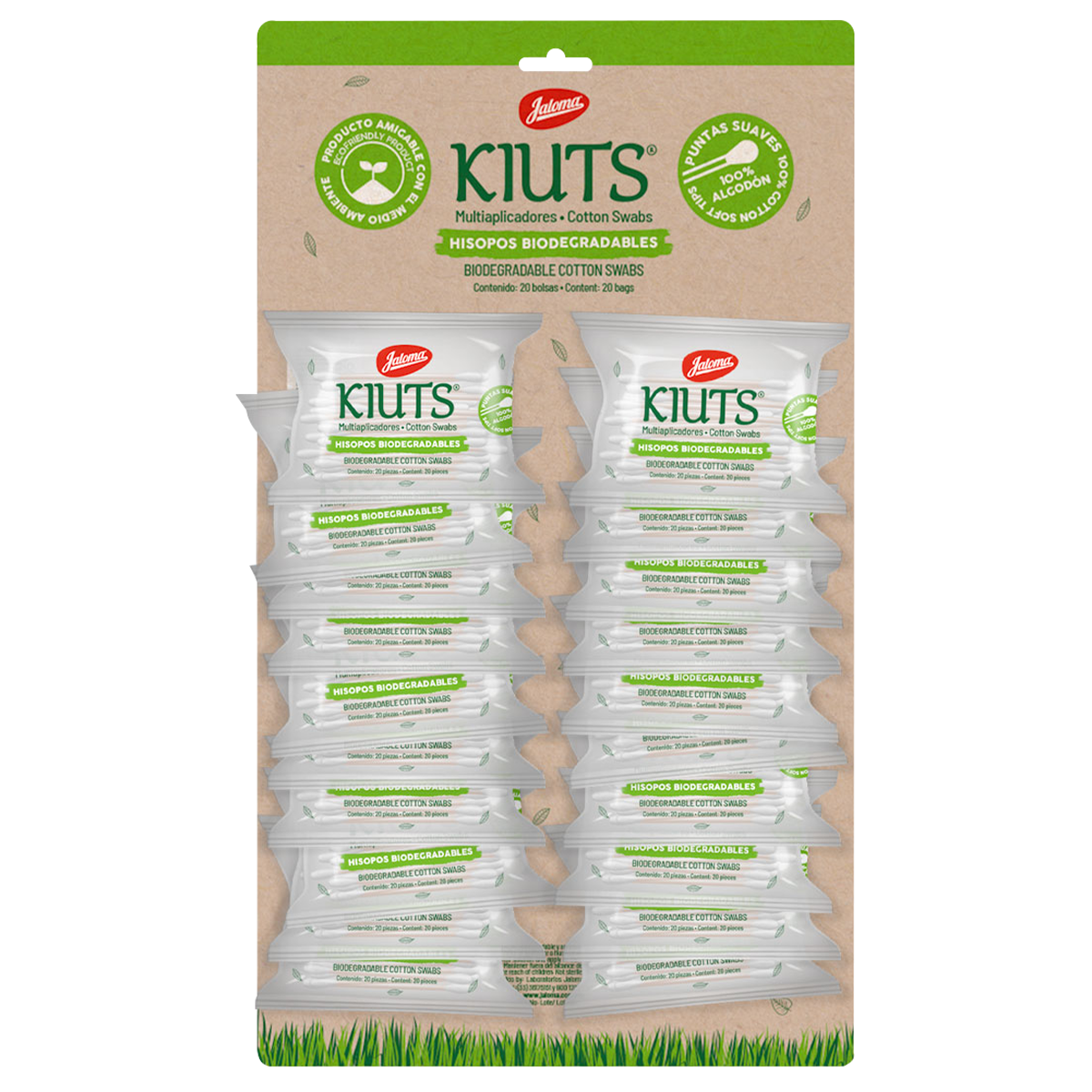 APLICADORES DE ALGODON KIUTS Cartera - c/20