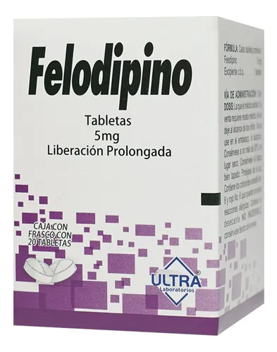 FELODIPINO ULTRA Tabletas - c/20