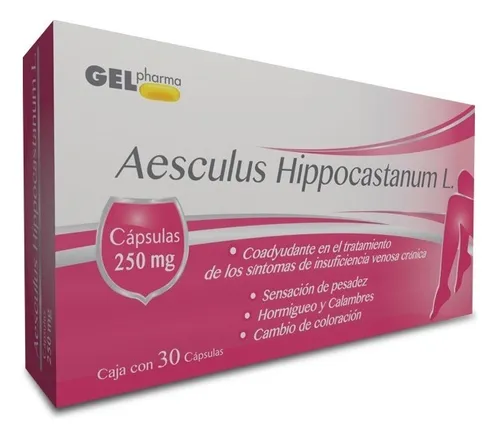 AESCULUS HIPPOCASTANUM Capsulas - c/30 1 AESCULUS HIPPOCASTANUM Capsulas - c/30