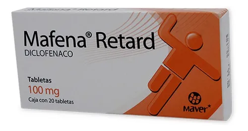 MAFENA RETARD 100MG Tabletas - c/20