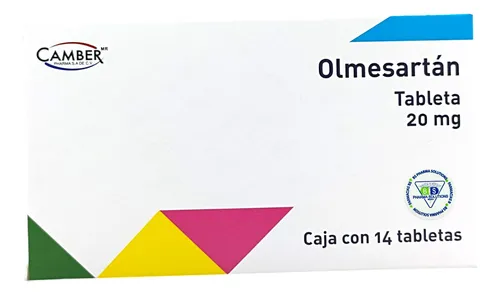 OLMESARTAN 20MG CAMBER Tabletas - c/14