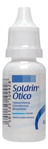 SOLDRIN SOL. ÓTICA Fco. Gotero 10 ML. 10-25-20 MG/1 ML.