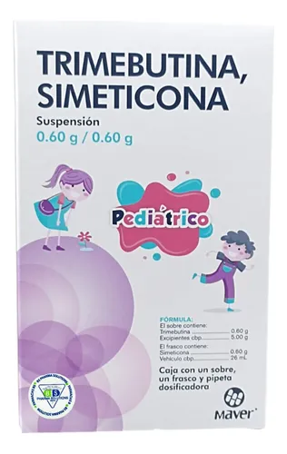 TRIMEBUTINA , SIMETICONA PEDIATRICO Suspension - 26 ml