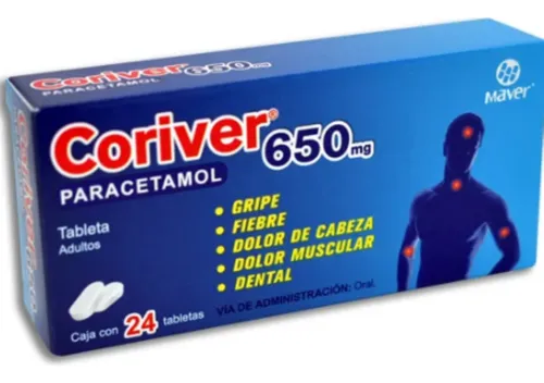 CORIVER 650MG Tabletas - c/24