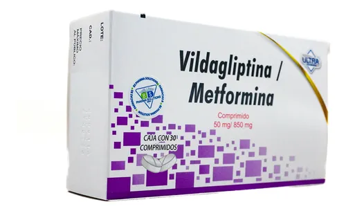 VILDAGLIPTINA / METFORMINA 50/850MG ULTRA Comprimidos - c/30