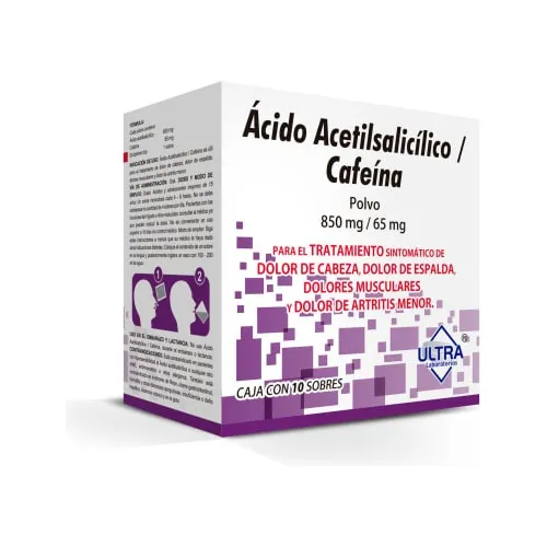ACIDO ACETILSALICILICO / CAFEINA ULTRA Polvo - c/10