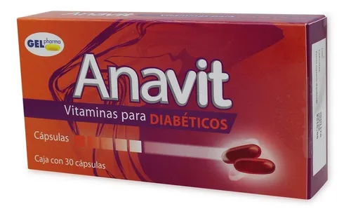 ANAVIT VITAMINAS PARA DIABETICOS Capsulas - c/30