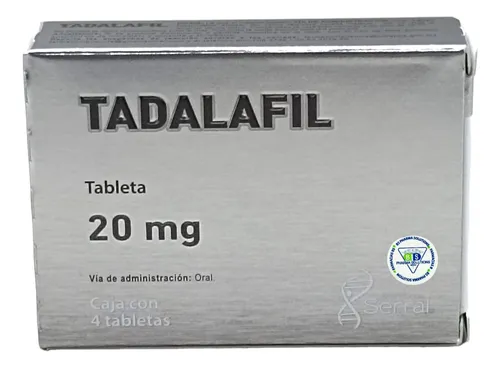 TADALAFIL 20MG SERRAL Tabletas - c/4