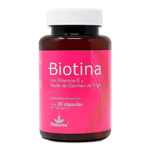 BIOTINA CON VITAMINA E NATUREX Capsulas - c/30