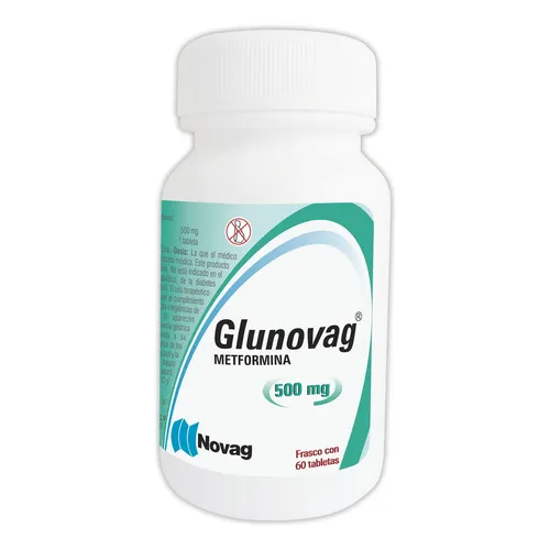 GLUNOVAG 500MG Tabletas - c/60
