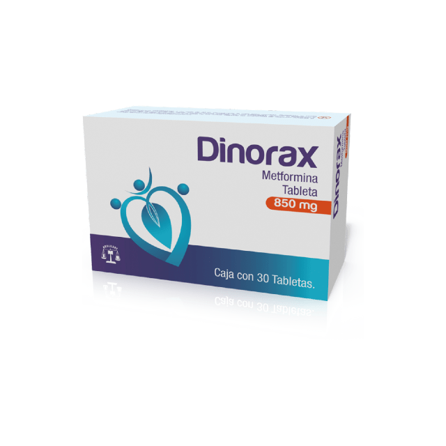 DINORAX 850MG Tabletas - c/30